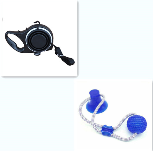 Tragbare Haustier-Wasserflasche & Seil-Set