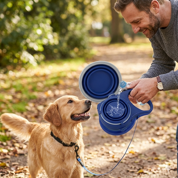 Tragbare Haustier-Wasserflasche & Seil-Set